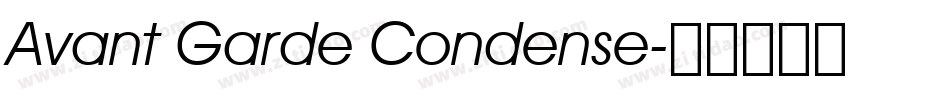 Avant Garde Condense字体转换